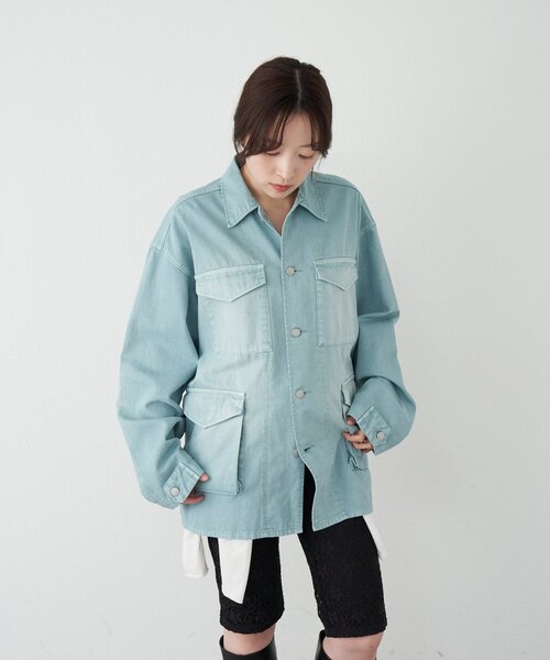 SHENERY(シーナリー)の「ainode カバーオール(その他アウター・レディース・ブルー系その他/ブルー・FREE)」の18枚目の写真