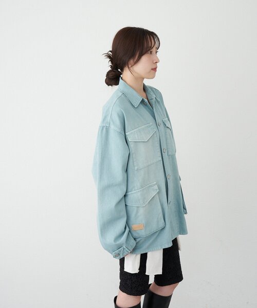 SHENERY(シーナリー)の「ainode カバーオール(その他アウター・レディース・ブルー系その他/ブルー・FREE)」の19枚目の写真