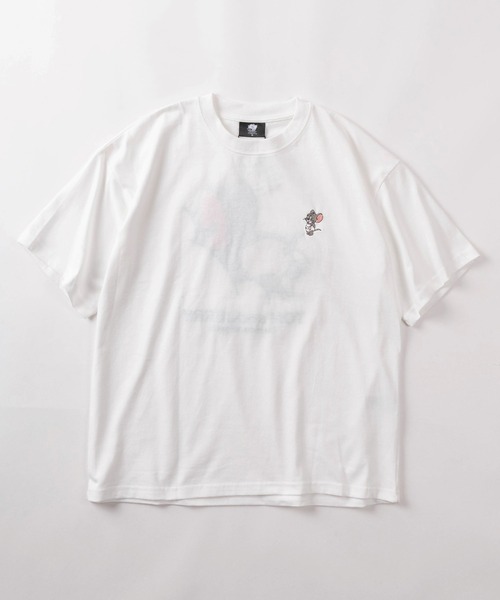 Tom&Jerry(トムアンドジェリー)の「【71】【TOM&JERRY/トムとジェリー】アップリケ サガラ刺繍 クルーネックTシャツ/ユニセックス/レディース/メンズ(Tシャツ/カットソー・メンズ・ブルー系その他2/ライトベージュ/グレイッシュベージュ/ブラック/チャコールグレー/アッシュグレー/ブルー/ダークグレー/ブルー系その他/ホワイト系その他/ホワイト/ライトグレー・M/L/XL)」の18枚目の写真