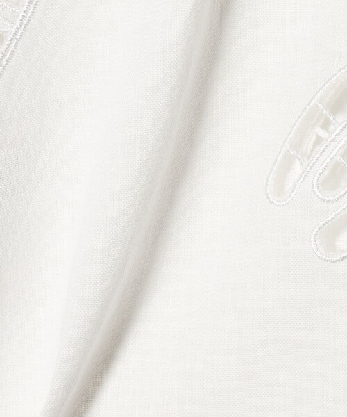 dahl'ia（ダリア）の「＜dahl’ia＞カットワーク ベスト（ベスト・レディース・ホワイト/ブラック・FREE）」の11枚目の写真