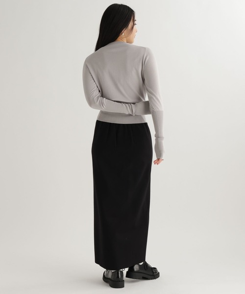 studio CLIP（スタディオクリップ）の「【daily CLIP】ルーズスリーブクルーカーディガン（カーディガン/ボレロ・レディース・グレー/ライトグリーン/ホワイト・FREE）」の10枚目の写真