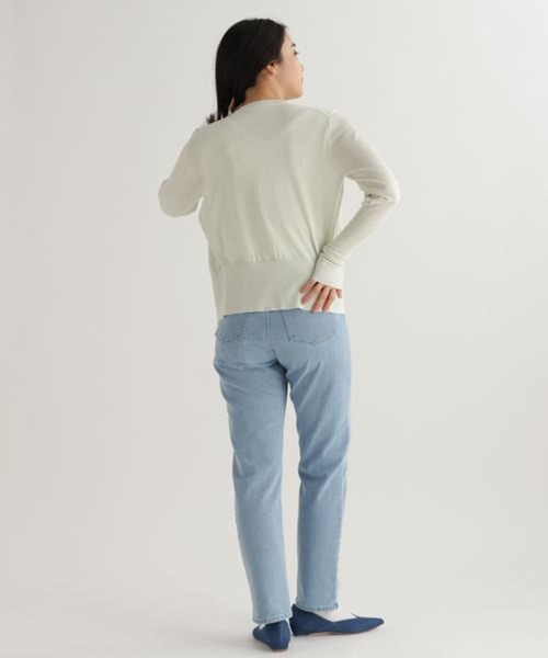 studio CLIP（スタディオクリップ）の「【daily CLIP】ルーズスリーブクルーカーディガン（カーディガン/ボレロ・レディース・グレー/ライトグリーン/ホワイト・FREE）」の16枚目の写真