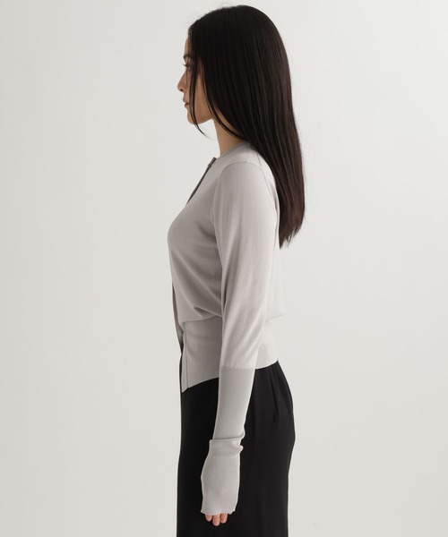 studio CLIP（スタディオクリップ）の「【daily CLIP】ルーズスリーブクルーカーディガン（カーディガン/ボレロ・レディース・グレー/ライトグリーン/ホワイト・FREE）」の18枚目の写真