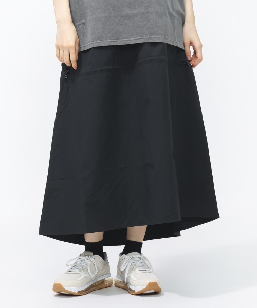 ニューエラWS NYLON DRAWSTRING SKIRT BLK