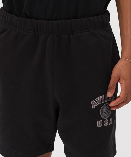 AVIREX（アヴィレックス）の「《直営店限定》VARSITY FLAG SWEAT SHORTS / バーシティーフラッグ スウェット ショーツ / AVIREX / アヴィレックス（スウェットパンツ・メンズ・ブラック/オフホワイト・XX-LARGE/X-LARGE/LARGE/MEDIUM）」の13枚目の写真