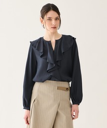 ESTNATION（エストネーション）の「ESTNATION   フリルカラーブラウス（シャツ/ブラウス）」