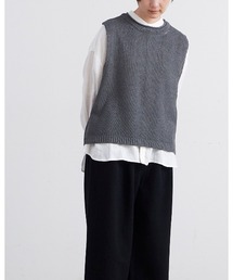 salle de bal（サルデバル）の「【 HEAVENLY / ヘブンリー 】Linen Mix Knit Vest  2612184　DLI（ベスト）」