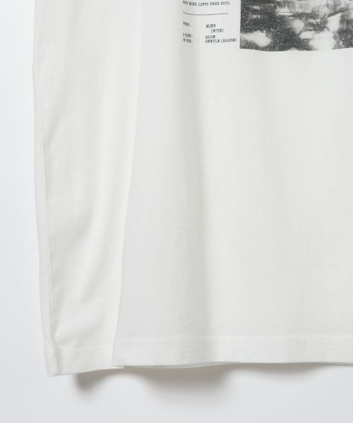 JEANASIS（ジーナシス）の「【選べる着丈】brightフォトコラージュボートネックプリントTEE/668750（Tシャツ/カットソー・レディース・ブラック/ホワイト/チャコールグレー・SMALL/LARGE）」の17枚目の写真