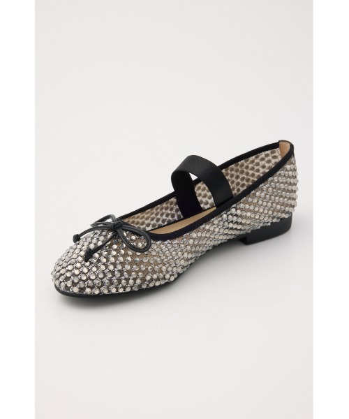 STACCATO(スタッカート)の「クリスタルメッシュリボンフラット(バレエシューズ・レディース・サーモンピンク/ブラック・22.5cm/24.0cm/23.5cm/23.0cm/24.5cm)」の8枚目の写真