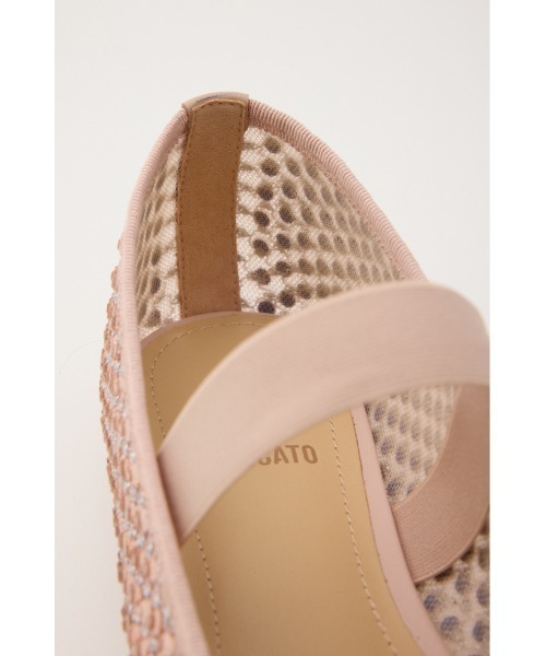 STACCATO(スタッカート)の「クリスタルメッシュリボンフラット(バレエシューズ・レディース・サーモンピンク/ブラック・22.5cm/24.0cm/23.5cm/23.0cm/24.5cm)」の19枚目の写真
