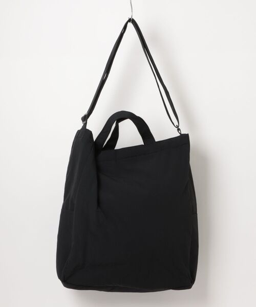 THRASHER(スラッシャー)の「TOTE SHOULDER BAG L/THRASHER スラッシャー トートショルダーバッグ GONZ刺繍 大容量 A4対応 斜め掛け 通学 旅行 ジム ショッピング ストリート(トートバッグ・メンズ・ブラック×ホワイト/ブラック系その他・FREE)」の3枚目の写真