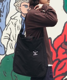 TOTE SHOULDER BAG L/THRASHER スラッシャー トートショルダーバッグ GONZ刺繍 大容量 A4対応 斜め掛け 通学 旅行 ジム ショッピング ストリート