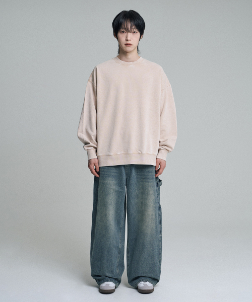 MOOVN(ムブン)の「ヴィンテージワイドカーペンターデニムパンツウォッシュドブルー(デニムパンツ・メンズ・その他・LARGE/MEDIUM/SMALL)」の6枚目の写真