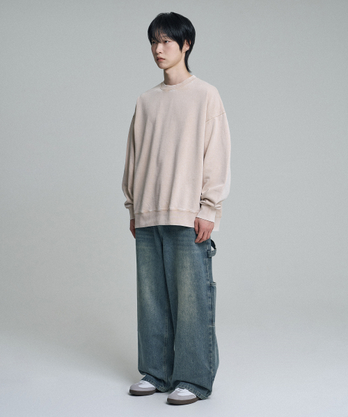 MOOVN(ムブン)の「ヴィンテージワイドカーペンターデニムパンツウォッシュドブルー(デニムパンツ・メンズ・その他・LARGE/MEDIUM/SMALL)」の7枚目の写真