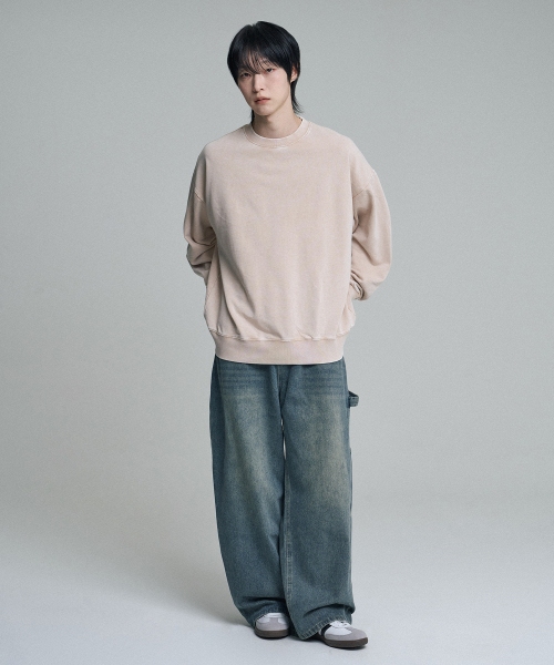 MOOVN(ムブン)の「ヴィンテージワイドカーペンターデニムパンツウォッシュドブルー(デニムパンツ・メンズ・その他・LARGE/MEDIUM/SMALL)」の9枚目の写真