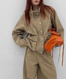 BLACKUP（ブラックアップ）の「[MADE] ガリバーンヘリンボーンハイネックジャンパー（ブルゾン）」