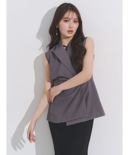 MERCURYDUO(マーキュリーデュオ)の「カットレースブロッキングマーメイドワンピース(ワンピース・レディース・ライトブルー/ブラック/オフホワイト・MEDIUM/SMALL)」の11枚目の写真