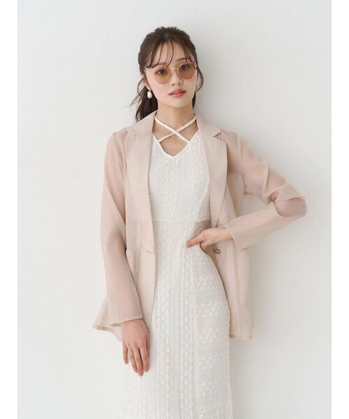 MERCURYDUO(マーキュリーデュオ)の「カットレースブロッキングマーメイドワンピース(ワンピース・レディース・ライトブルー/ブラック/オフホワイト・MEDIUM/SMALL)」の19枚目の写真