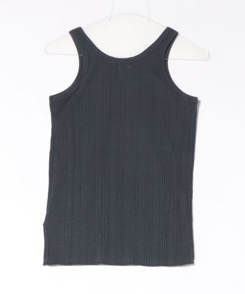 Ungrid（アングリッド）の「ランダムテレコタンクトップ（Tシャツ/カットソー・レディース・オフホワイト/チャコールグレー/ブルー/レッド/モカ/パープル・FREE）」の7枚目の写真