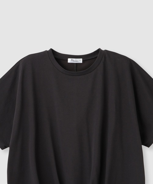 Mac-House(マックハウス)の「FreeNature クルーネック ドルマンTシャツ(Tシャツ/カットソー・レディース・チャコールグレー/グレイッシュベージュ/ホワイト/イエロー・M/L)」の22枚目の写真