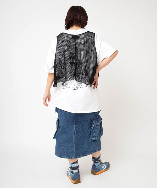 RNA(アールエヌエー)の「M2693 コットンメッシュタンク(タンクトップ・レディース・ブラック/ライトベージュ/ブルー・MEDIUM)」の10枚目の写真
