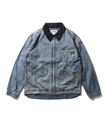 セール】HOUSTON デニムチャイナジャケット 10oz（デニムジャケット