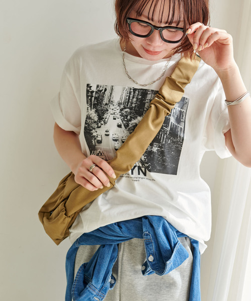 CROSS FUNCTION(クロスファンクション)の「OUTDOOR Wide Egg Shoulder Bagワイドエッグショルダーバッグ【CROSS FUNCTION/クロスファンクション】(ショルダーバッグ・レディース・ベージュ/ブラック・FREE)」の10枚目の写真