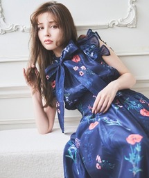 SWINGLE（スウィングル）の「シアーボタニカルフラワーワンピース（ワンピース）」