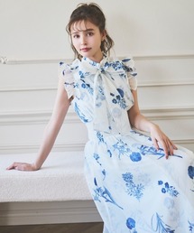 SWINGLE（スウィングル）の「シアーボタニカルフラワーワンピース（ワンピース）」