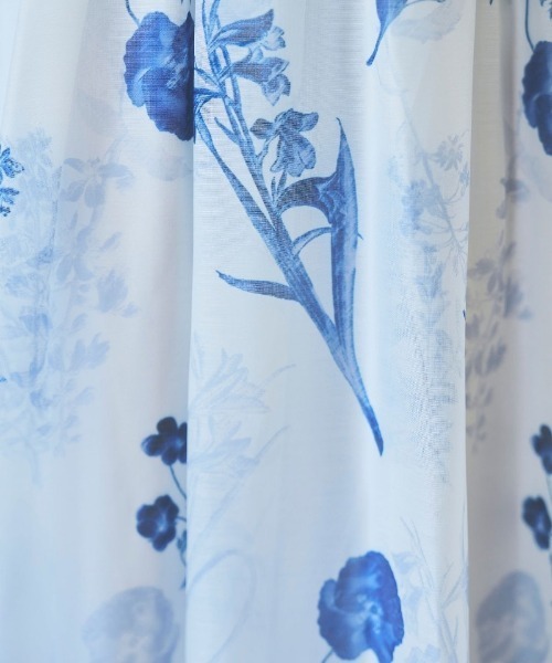 SWINGLE（スウィングル）の「【3/28(Sat)発売】シアーボタニカルフラワーワンピース（ワンピース・レディース・ホワイト系その他/ブルー系その他/パープル系その他・FREE）」の10枚目の写真