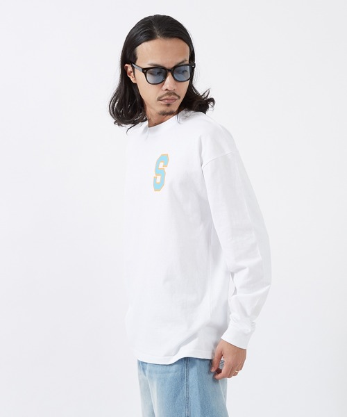 En serio TOKYO（エンソリオトーキョー）の「【SIDEWAYSTANCE】Sカレッジロゴ長袖Tシャツ 70641（Tシャツ/カットソー・メンズ・ブラック/ホワイト/オートミール・SMALL/MEDIUM/LARGE/X-LARGE）」の15枚目の写真