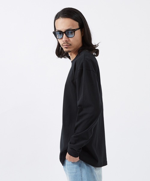 En serio TOKYO（エンソリオトーキョー）の「【SIDEWAYSTANCE】Sカレッジロゴ長袖Tシャツ 70641（Tシャツ/カットソー・メンズ・ブラック/ホワイト/オートミール・SMALL/MEDIUM/LARGE/X-LARGE）」の12枚目の写真
