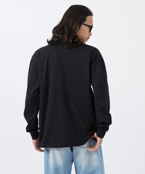 En serio TOKYO（エンソリオトーキョー）の「【SIDEWAYSTANCE】Sカレッジロゴ長袖Tシャツ 70641（Tシャツ/カットソー・メンズ・ブラック/ホワイト/オートミール・SMALL/MEDIUM/LARGE/X-LARGE）」の11枚目の写真