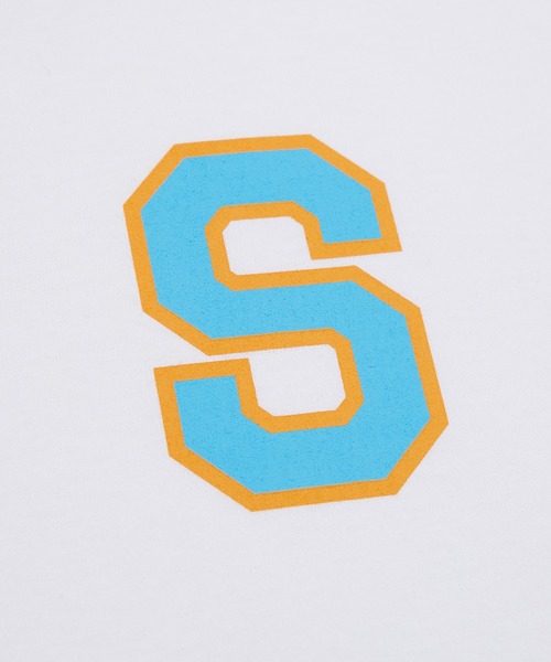En serio TOKYO（エンソリオトーキョー）の「【SIDEWAYSTANCE】Sカレッジロゴ長袖Tシャツ 70641（Tシャツ/カットソー・メンズ・ブラック/ホワイト/オートミール・SMALL/MEDIUM/LARGE/X-LARGE）」の6枚目の写真