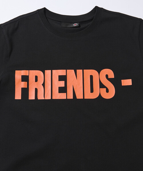 FREAK'S STORE(フリークスストア)の「限定展開 VLONE/ヴィーロン CLASSIC LOGO-FRIENDS TEE(Tシャツ/カットソー・メンズ・ブラック/ブラック系その他・X-LARGE/LARGE/MEDIUM)」の5枚目の写真