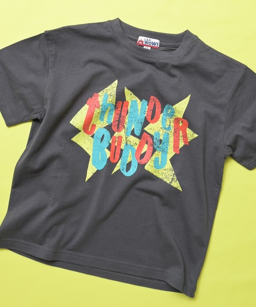 LSP WOW(エルエスピーワオ)の「【LSP WOW!】【プチプラ】WEATHER MOOD 半袖Tシャツ(Tシャツ/カットソー・キッズ・グレー系2/ライム/ライトブルー/ピンク系1/杢グレー/グレー系1/ホワイト系1/ピンク系2/ブルー/オレンジ系1/ターコイズブルー/ホワイト系2/イエロー/ブラック/ベージュ/レッド系2/ラベンダー/レッド系1/グレー系3/オレンジ系2・90/110/80/100/95/130/120)」の7枚目の写真