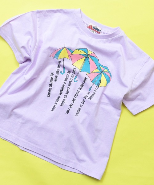 LSP WOW(エルエスピーワオ)の「【LSP WOW!】【プチプラ】WEATHER MOOD 半袖Tシャツ(Tシャツ/カットソー・キッズ・グレー系2/ライム/ライトブルー/ピンク系1/杢グレー/グレー系1/ホワイト系1/ピンク系2/ブルー/オレンジ系1/ターコイズブルー/ホワイト系2/イエロー/ブラック/ベージュ/レッド系2/ラベンダー/レッド系1/グレー系3/オレンジ系2・90/110/80/100/95/130/120)」の13枚目の写真
