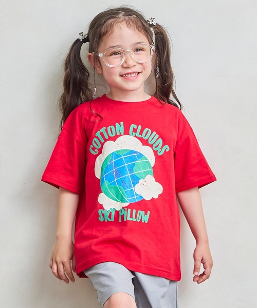 LSP WOW(エルエスピーワオ)の「【LSP WOW!】【プチプラ】WEATHER MOOD 半袖Tシャツ(Tシャツ/カットソー・キッズ・グレー系2/ライム/ライトブルー/ピンク系1/杢グレー/グレー系1/ホワイト系1/ピンク系2/ブルー/オレンジ系1/ターコイズブルー/ホワイト系2/イエロー/ブラック/ベージュ/レッド系2/ラベンダー/レッド系1/グレー系3/オレンジ系2・90/110/80/100/95/130/120)」の18枚目の写真