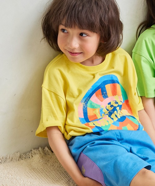 LSP WOW(エルエスピーワオ)の「【LSP WOW!】【プチプラ】WEATHER MOOD 半袖Tシャツ(Tシャツ/カットソー・キッズ・グレー系2/ライム/ライトブルー/ピンク系1/杢グレー/グレー系1/ホワイト系1/ピンク系2/ブルー/オレンジ系1/ターコイズブルー/ホワイト系2/イエロー/ブラック/ベージュ/レッド系2/ラベンダー/レッド系1/グレー系3/オレンジ系2・90/110/80/100/95/130/120)」の14枚目の写真