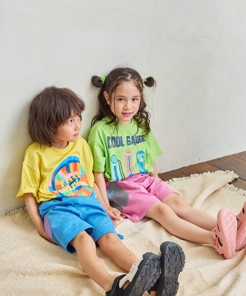 LSP WOW(エルエスピーワオ)の「【LSP WOW!】【プチプラ】WEATHER MOOD 半袖Tシャツ(Tシャツ/カットソー・キッズ・グレー系2/ライム/ライトブルー/ピンク系1/杢グレー/グレー系1/ホワイト系1/ピンク系2/ブルー/オレンジ系1/ターコイズブルー/ホワイト系2/イエロー/ブラック/ベージュ/レッド系2/ラベンダー/レッド系1/グレー系3/オレンジ系2・90/110/80/100/95/130/120)」の21枚目の写真