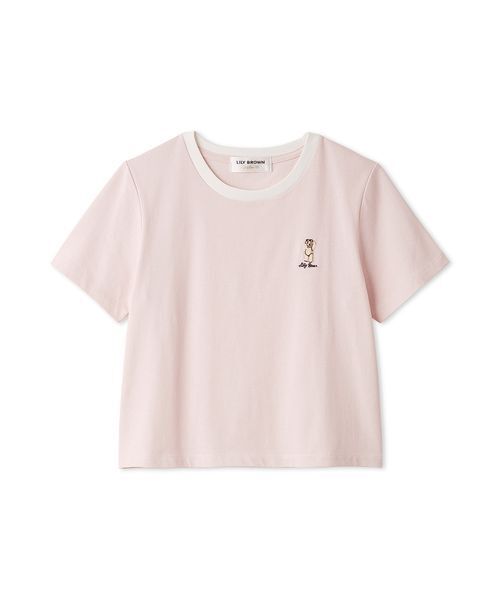 LILY BROWN(リリーブラウン)の「【Lily Bear】コンパクトTシャツ(接触冷感)(Tシャツ/カットソー・レディース・イエロー/ホワイト/ピンク/ブラック/ブルー・F)」の13枚目の写真