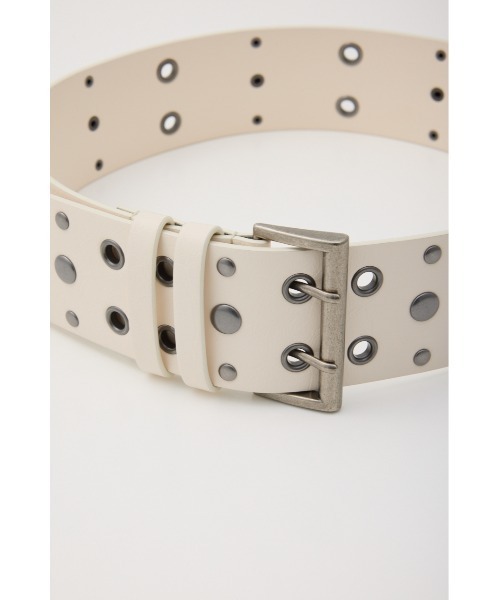 LAGUA GEM(ラグアジェム)の「STUDS THICK ベルト(ベルト・レディース・ブラック/オフホワイト・FREE)」の11枚目の写真