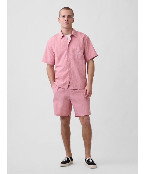 GAP（ギャップ）の「リサイクル100% 7インチ ナイロンショートパンツ（その他パンツ・メンズ・グレー/ブラック/ベージュ/ピンク・XS/XL/L/M/S）」の14枚目の写真
