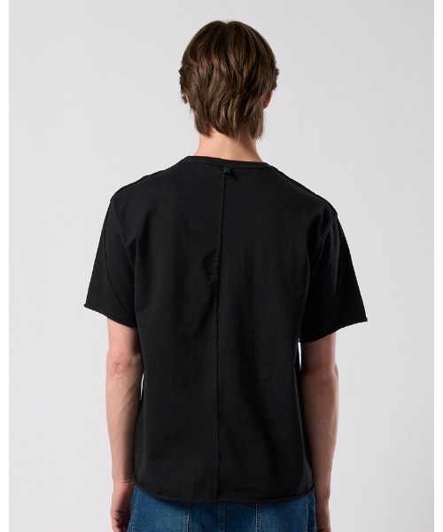 wjk(ダヴルジェイケイ)の「"intro" cut-off S/S(Tシャツ/カットソー・メンズ・ブラック/ホワイト・X-LARGE/LARGE/MEDIUM/SMALL)」の10枚目の写真