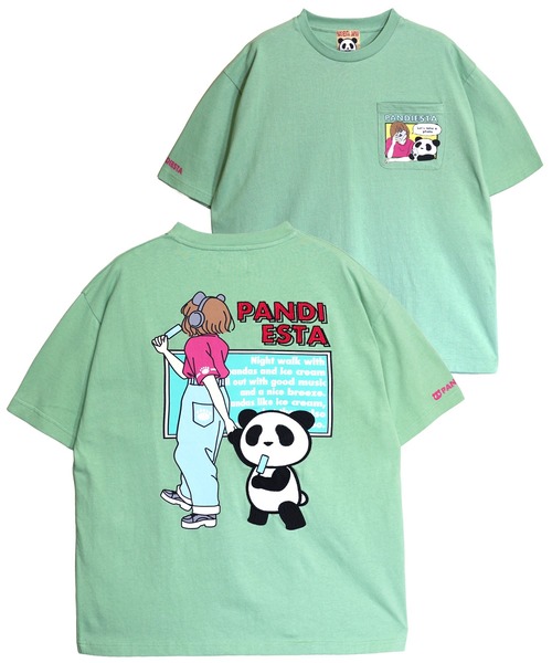 PANDIESTA(パンディエスタ)の「PDJ-GIRL3 Tシャツ(M2)(Tシャツ/カットソー・メンズ・ブラック/ホワイト/ミント・M/L/XL/XXL)」の3枚目の写真