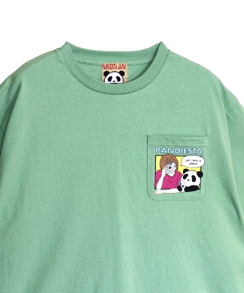 PANDIESTA(パンディエスタ)の「PDJ-GIRL3 Tシャツ(M2)(Tシャツ/カットソー・メンズ・ブラック/ホワイト/ミント・M/L/XL/XXL)」の7枚目の写真