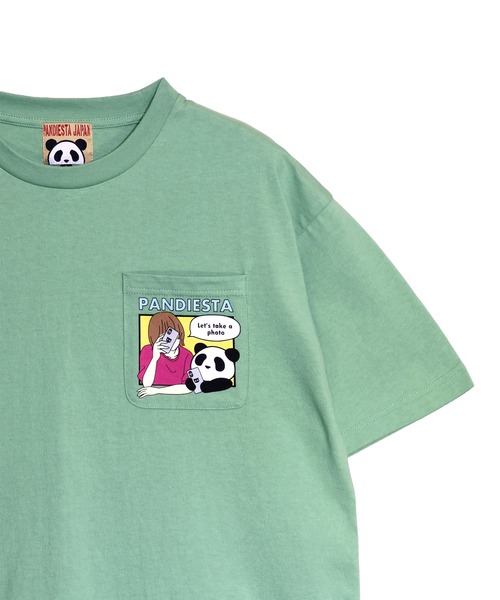 PANDIESTA(パンディエスタ)の「PDJ-GIRL3 Tシャツ(M2)(Tシャツ/カットソー・メンズ・ブラック/ホワイト/ミント・M/L/XL/XXL)」の6枚目の写真