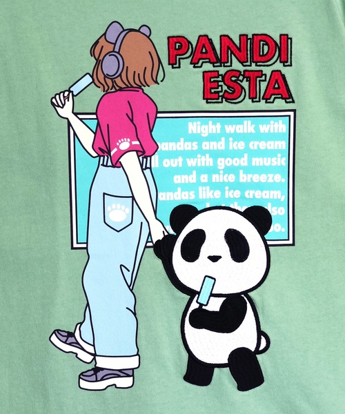 PANDIESTA(パンディエスタ)の「PDJ-GIRL3 Tシャツ(M2)(Tシャツ/カットソー・メンズ・ブラック/ホワイト/ミント・M/L/XL/XXL)」の9枚目の写真