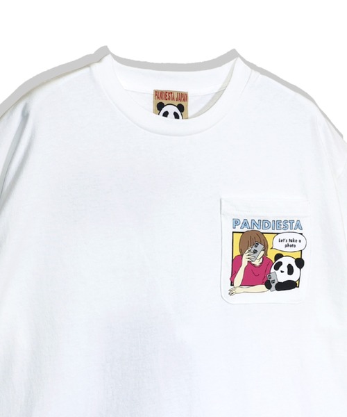 PANDIESTA(パンディエスタ)の「PDJ-GIRL3 Tシャツ(M2)(Tシャツ/カットソー・メンズ・ブラック/ホワイト/ミント・M/L/XL/XXL)」の13枚目の写真
