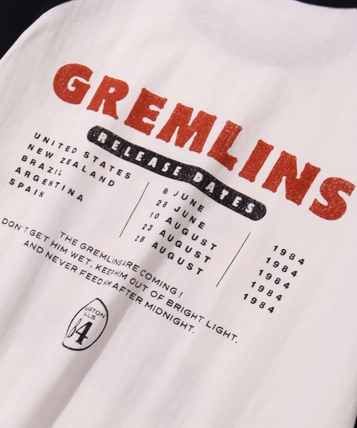 CORPUS TOKYO(コーパス トーキョー)の「【GREMLINS/グレムリン】ギズモ レトロポスター ラグラン半袖Tシャツ(Tシャツ/カットソー・メンズ・ホワイト系1/ホワイト系2/ブルー系1・S/M/L/LL)」の8枚目の写真